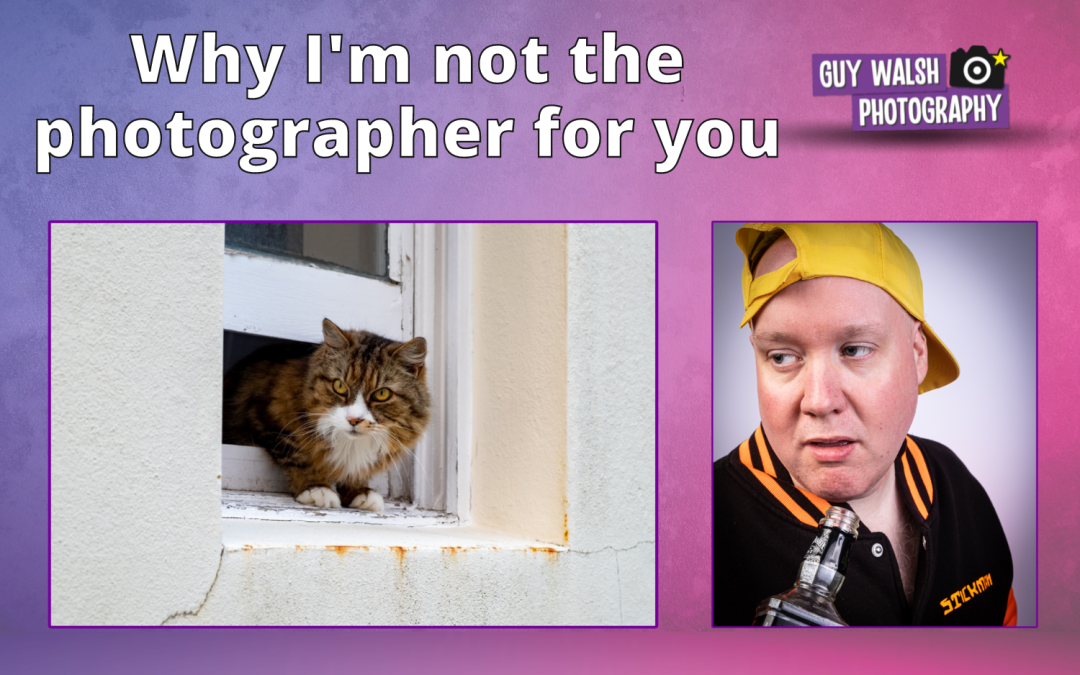 Why I’m not the photographer for you