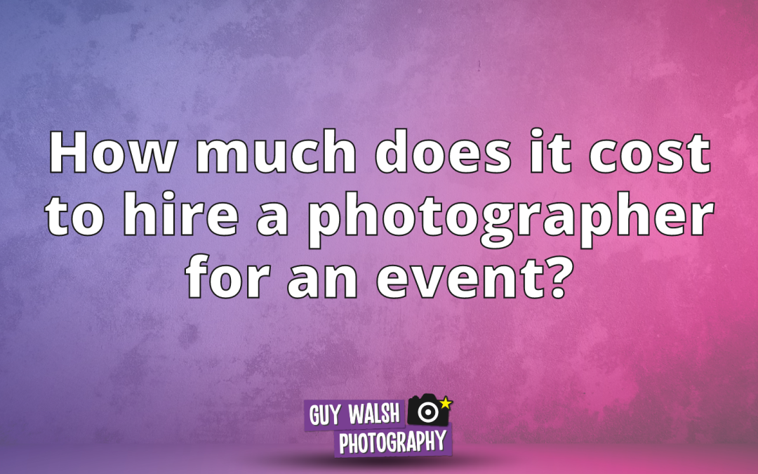 How much does it cost to hire a photographer for an event?